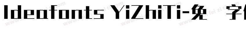 Ideafonts YiZhiTi字体转换